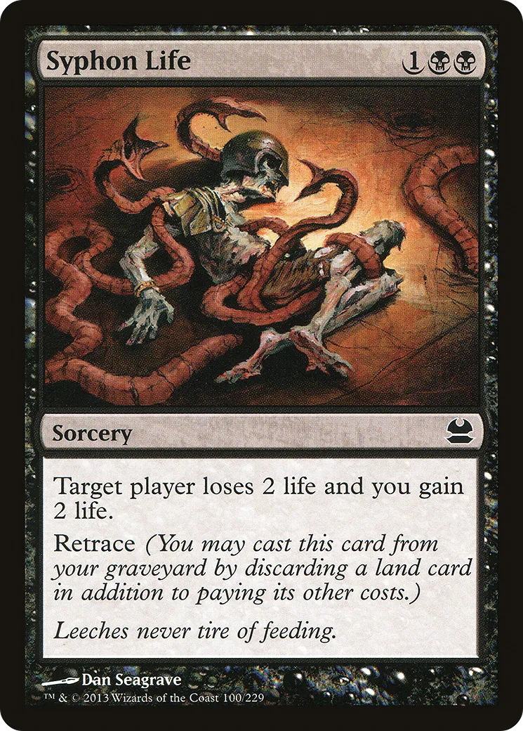 Siphonner la vie — Modern Masters — Magic: The Gathering