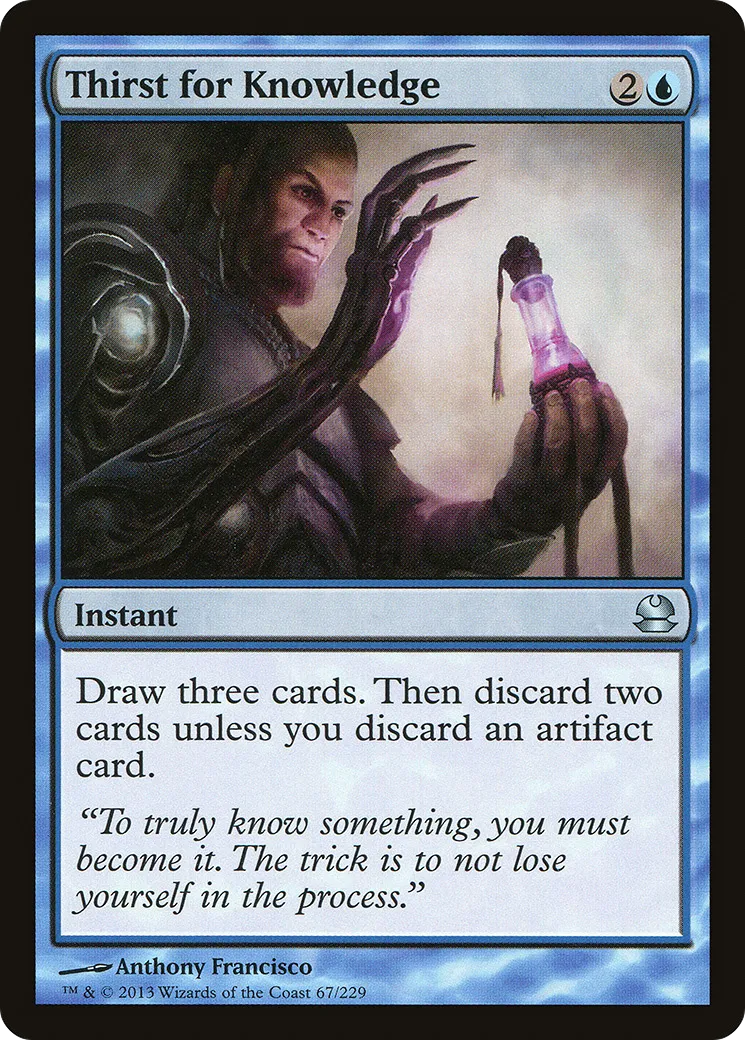 Soif de connaissance — Modern Masters — Magic: The Gathering