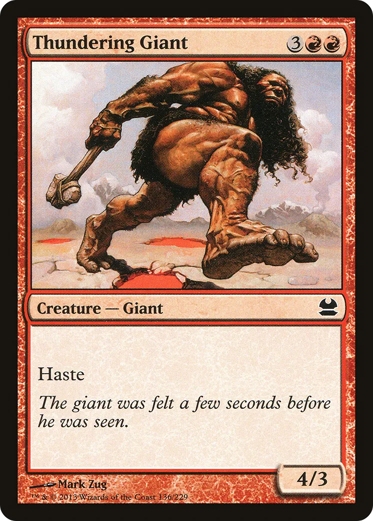 Géant fulminant — Modern Masters — Magic: The Gathering