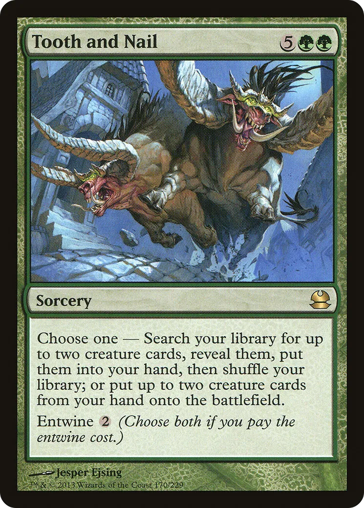 Dent et ongle — Modern Masters — Magic: The Gathering