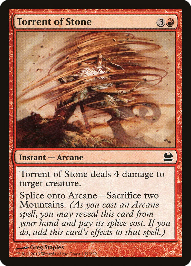 Torrent of Stone — Modern Masters — Magic: The Gathering