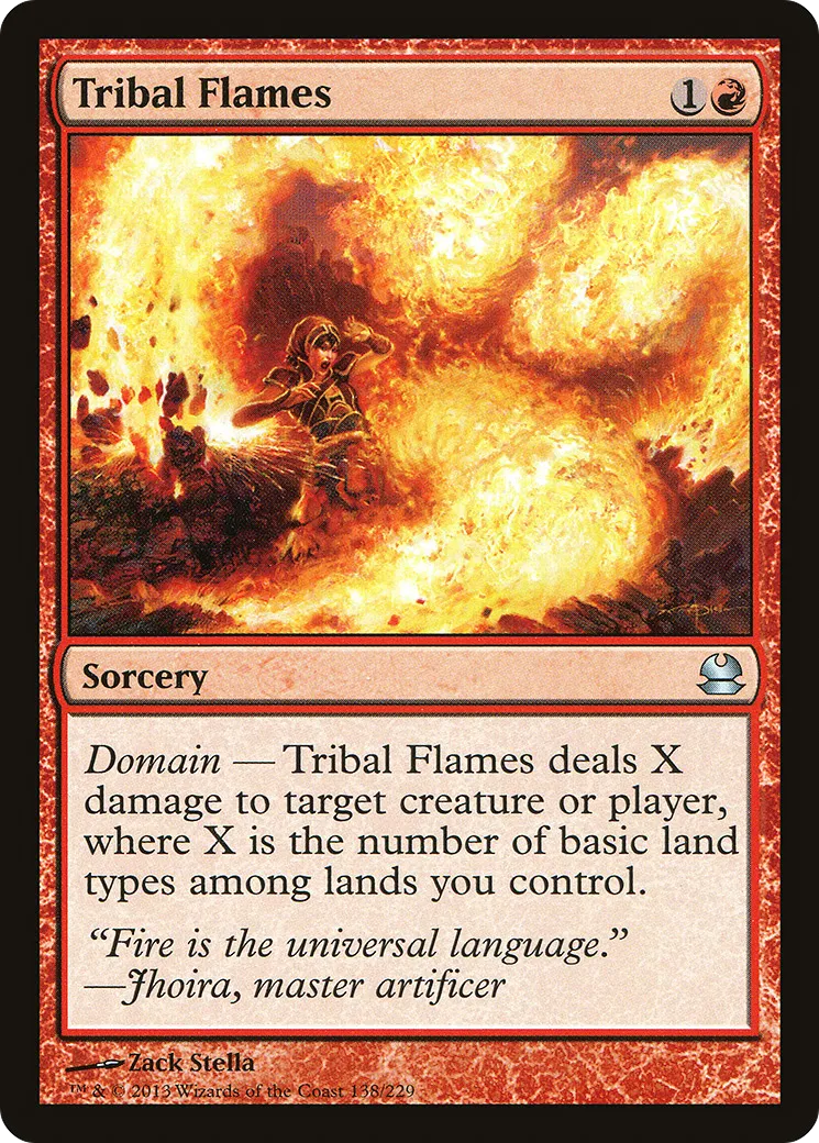 Tribal Flames — Modern Masters — Magic: The Gathering