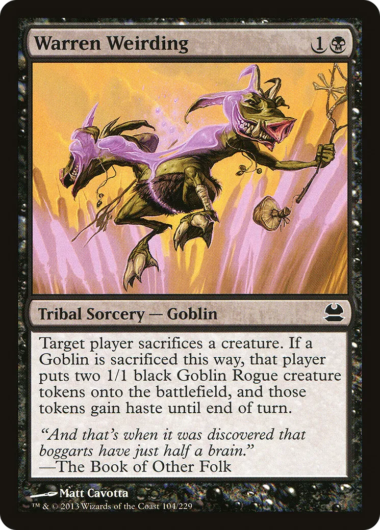 Déterminisme du terrier — Modern Masters — Magic: The Gathering