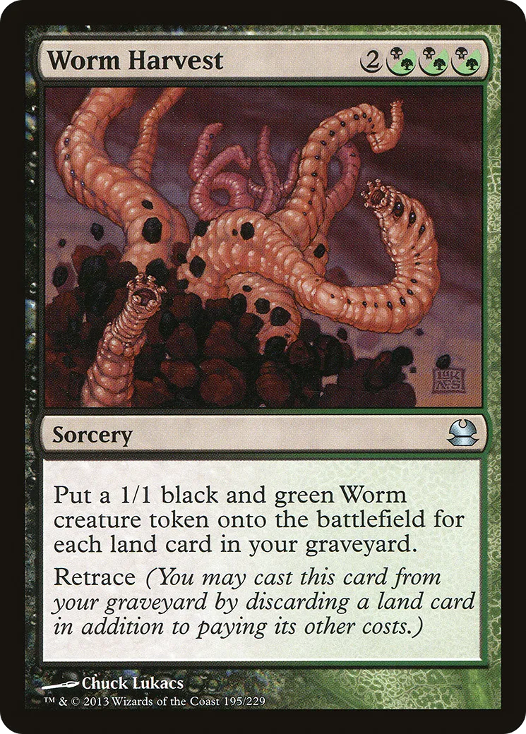 Moisson de vers — Modern Masters — Magic: The Gathering