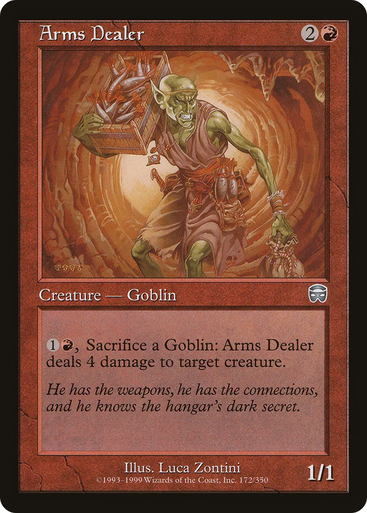 Vendeur d'armes — Mercadian Masques — Magic: The Gathering