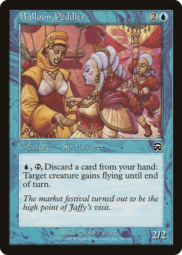 Revendeuse de ballons — Mercadian Masques — Magic: The Gathering