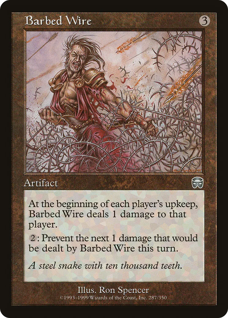 Barbed Wire — Mercadian Masques — Magic: The Gathering