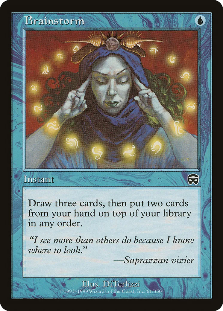 Brainstorm — Mercadian Masques — Magic: The Gathering