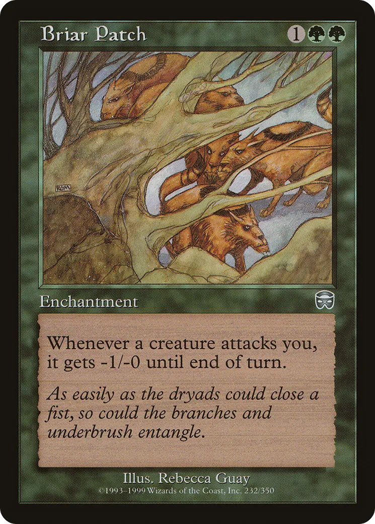 Parcelle de ronces — Mercadian Masques — Magic: The Gathering
