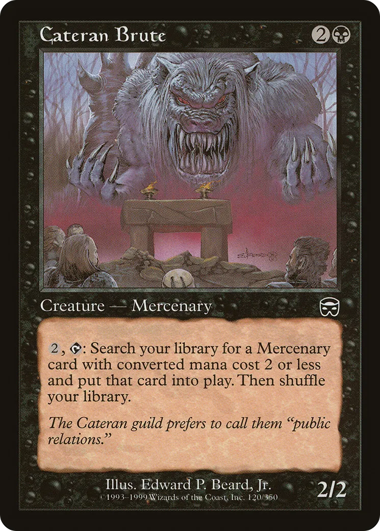 Cateran Brute — Mercadian Masques — Magic: The Gathering