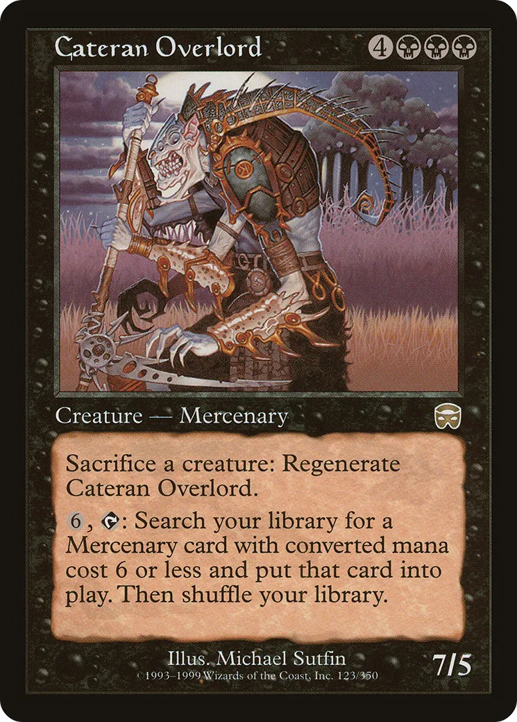 Cateran Overlord — Mercadian Masques — Magic: The Gathering