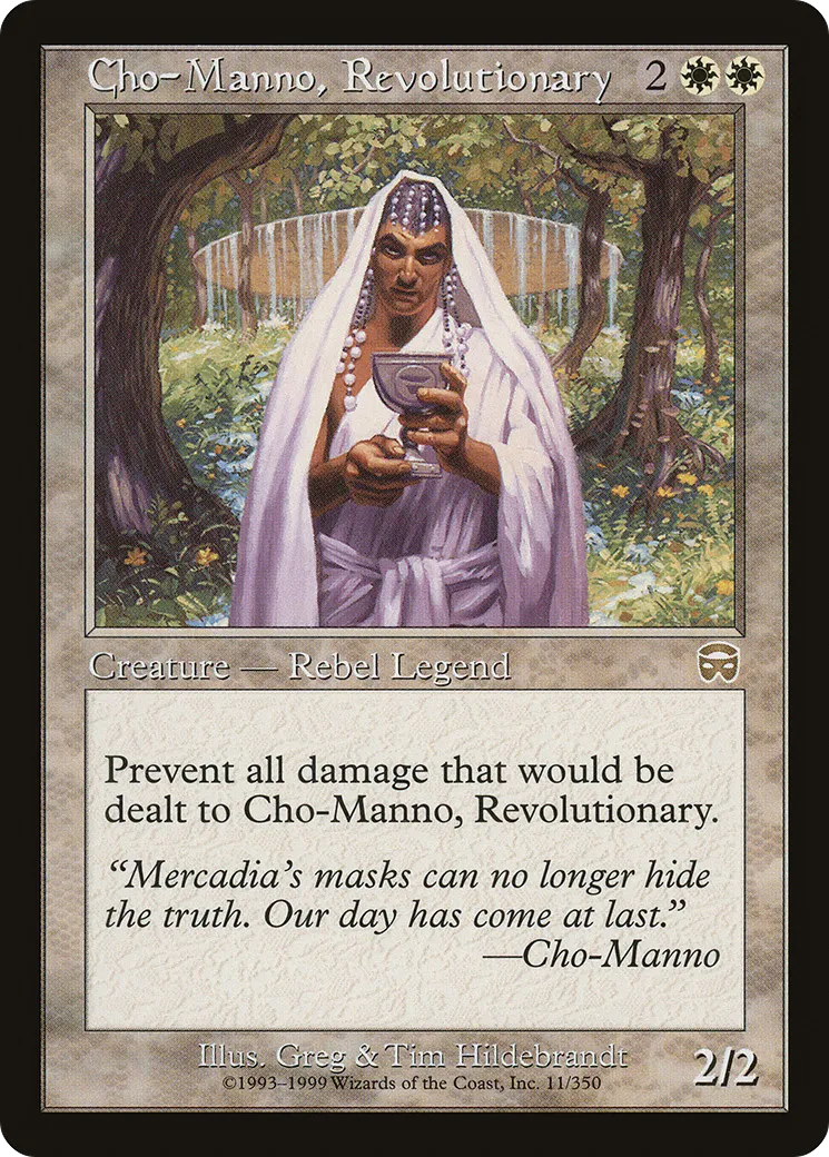 Cho-Manno, révolutionnaire — Mercadian Masques — Magic: The Gathering