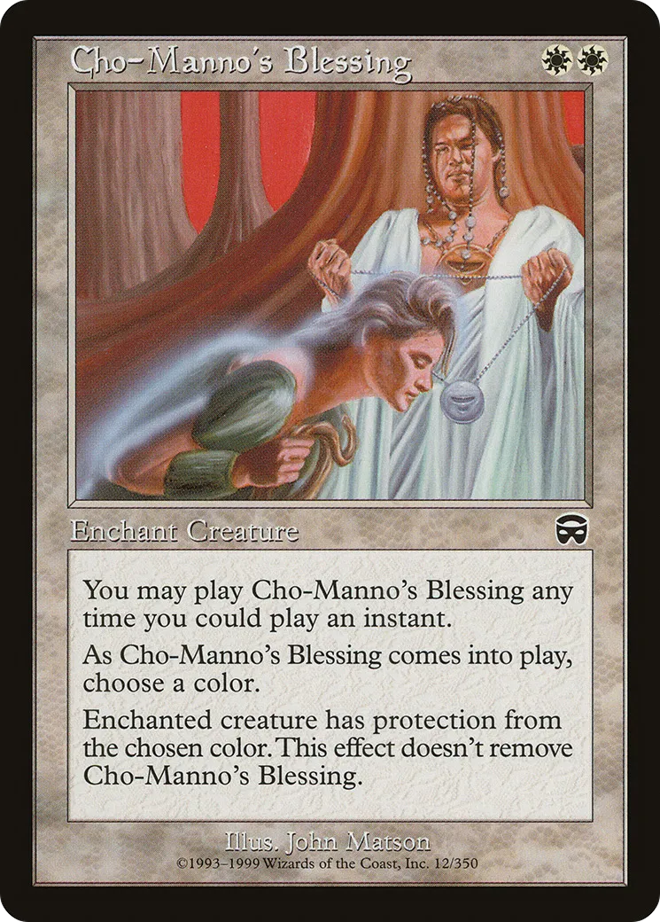 Cho-Manno's Blessing — Mercadian Masques — Magic: The Gathering