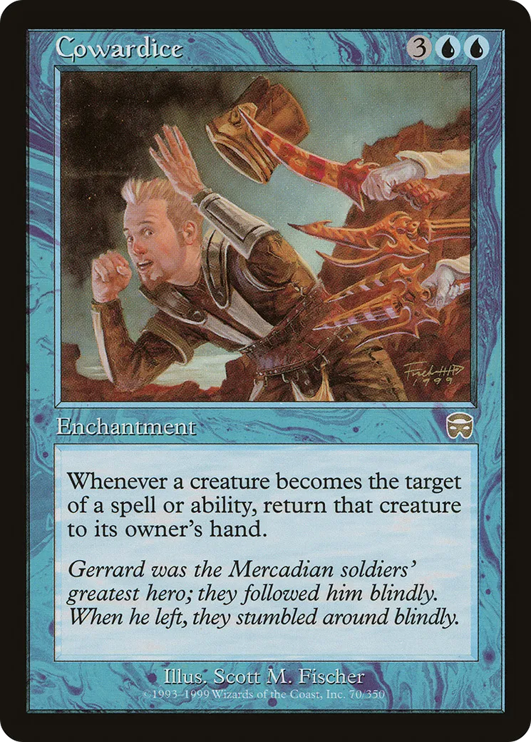 Couardise — Mercadian Masques — Magic: The Gathering