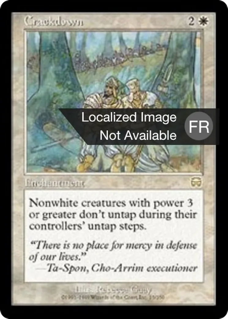 Mesures énergiques — Mercadian Masques — Magic: The Gathering