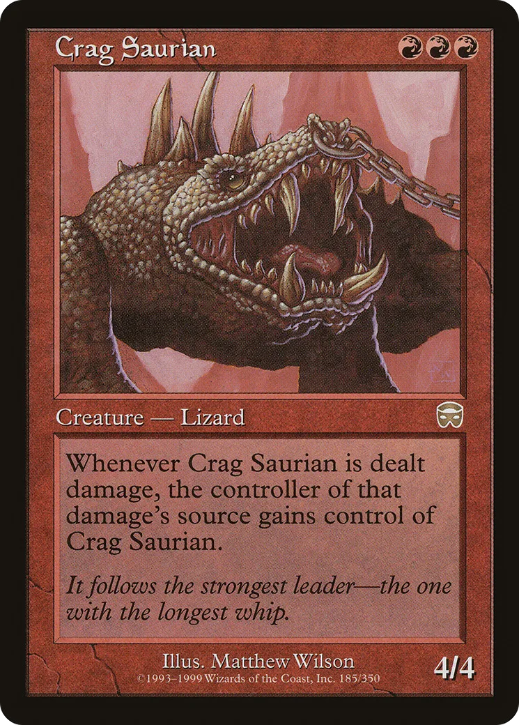 Crag Saurian — Mercadian Masques — Magic: The Gathering