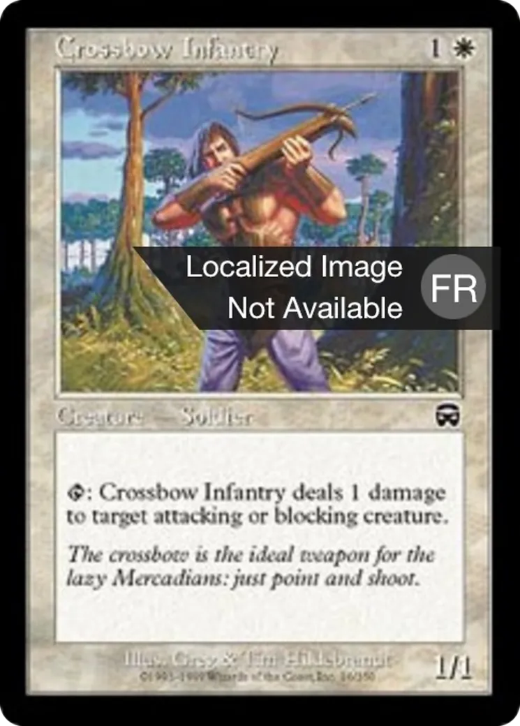 Arbalétriers à pied — Mercadian Masques — Magic: The Gathering