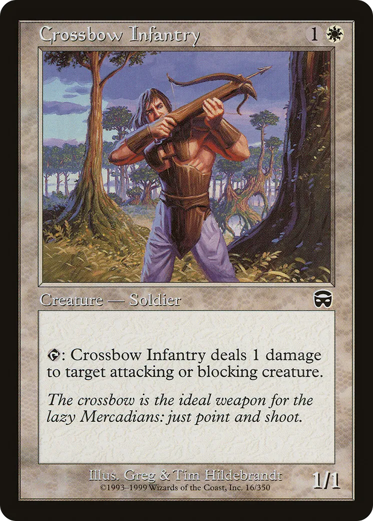 Crossbow Infantry — Mercadian Masques — Magic: The Gathering