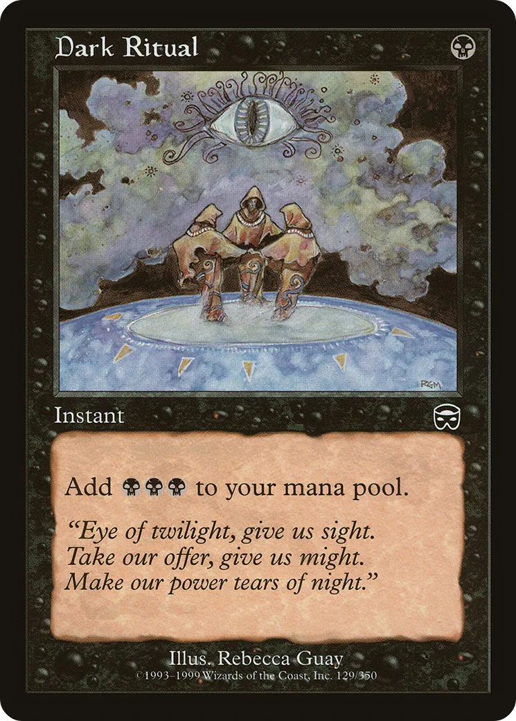 Dark Ritual — Mercadian Masques — Magic: The Gathering