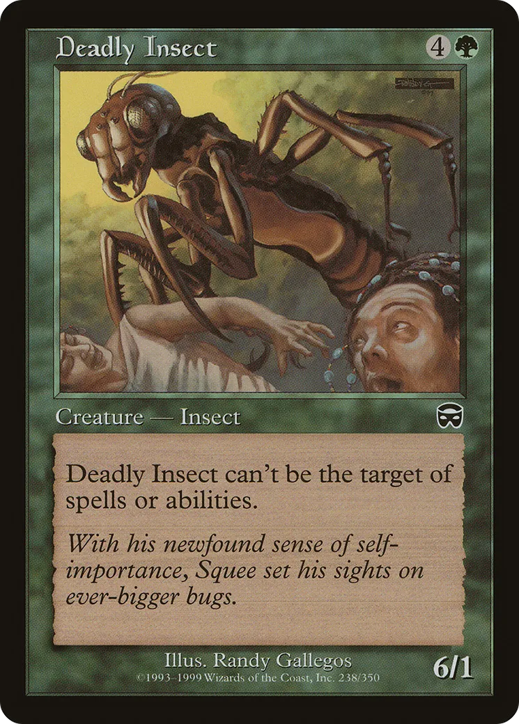 Insecte mortel — Mercadian Masques — Magic: The Gathering