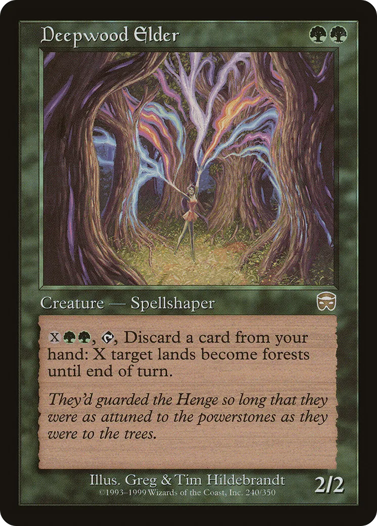 Deepwood Elder — Mercadian Masques — Magic: The Gathering