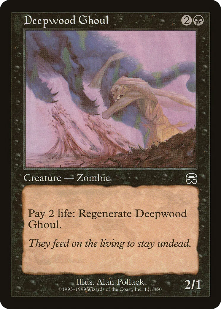 Goule de Bois profond — Mercadian Masques — Magic: The Gathering