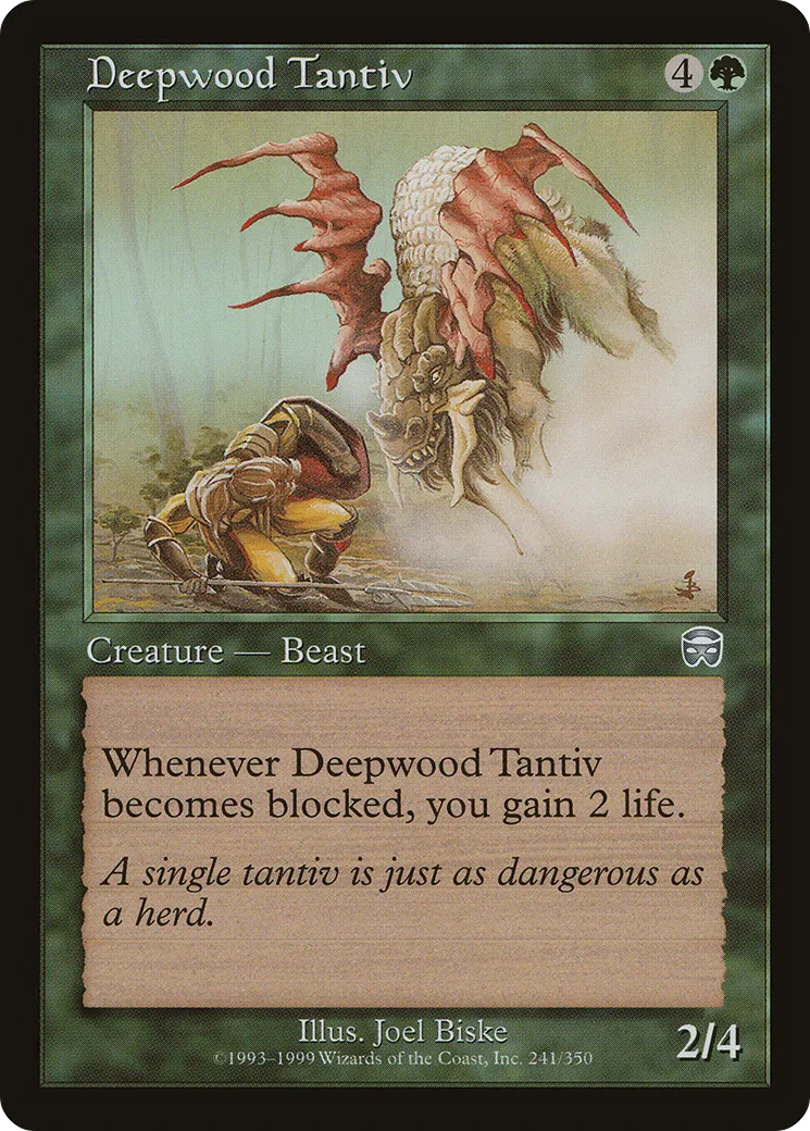 Tantiv de Bois profond — Mercadian Masques — Magic: The Gathering