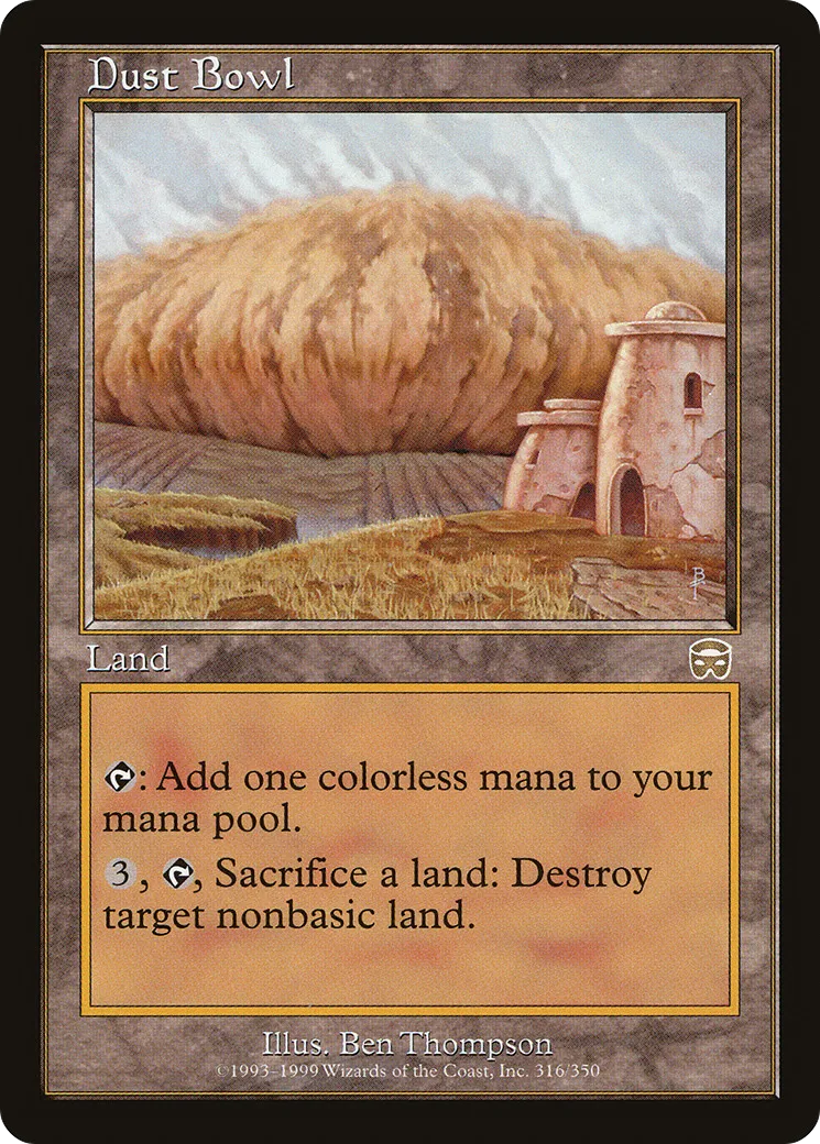 Désert de poussière — Mercadian Masques — Magic: The Gathering