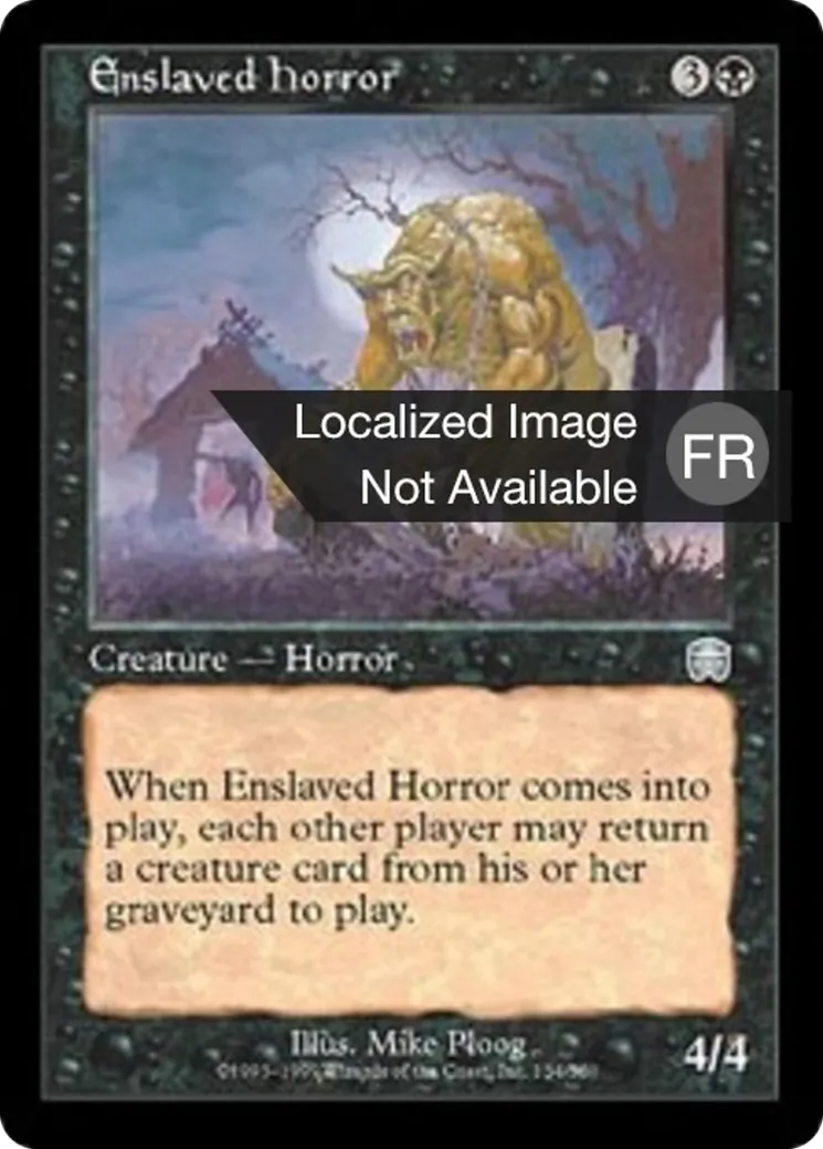 Horreur au rabais — Mercadian Masques — Magic: The Gathering