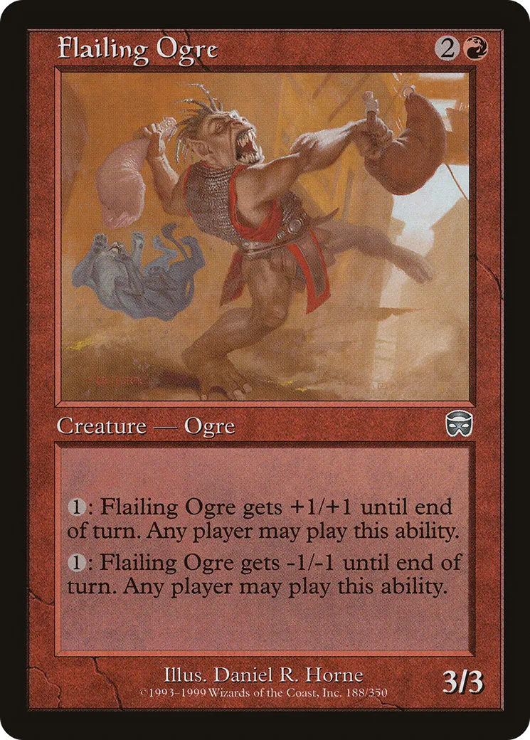 Flailing Ogre — Mercadian Masques — Magic: The Gathering