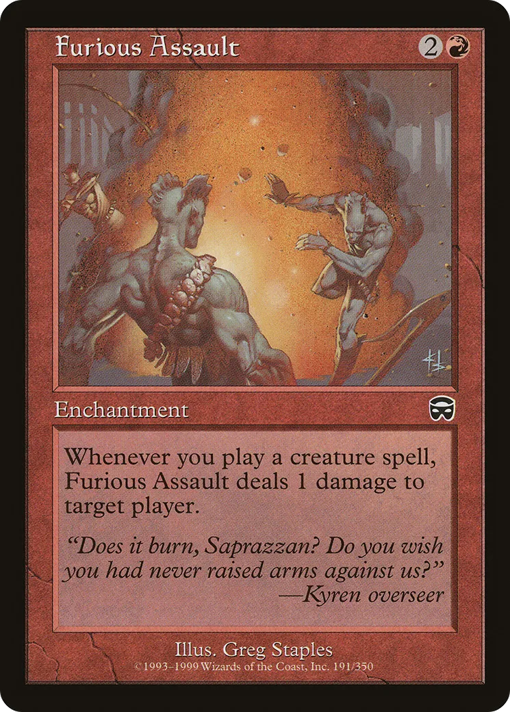 Furious Assault — Mercadian Masques — Magic: The Gathering
