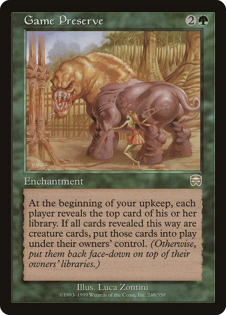 Game Preserve — Mercadian Masques — Magic: The Gathering
