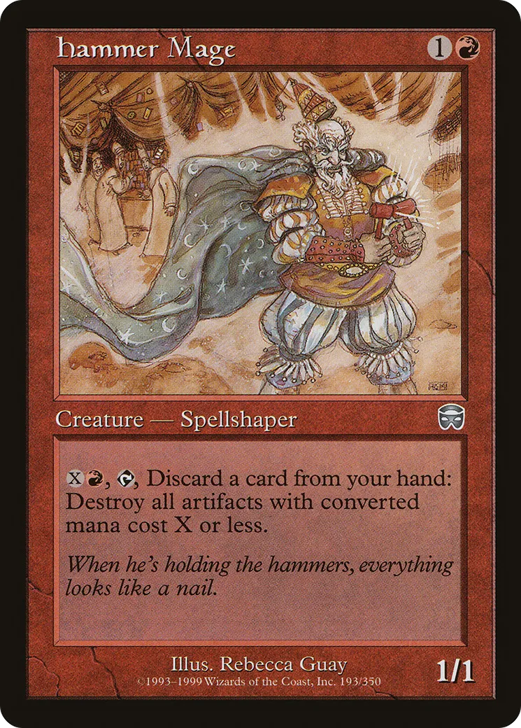 Mage aux marteaux — Mercadian Masques — Magic: The Gathering