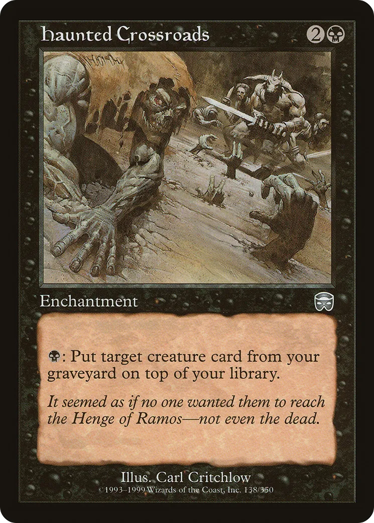 Haunted Crossroads — Mercadian Masques — Magic: The Gathering