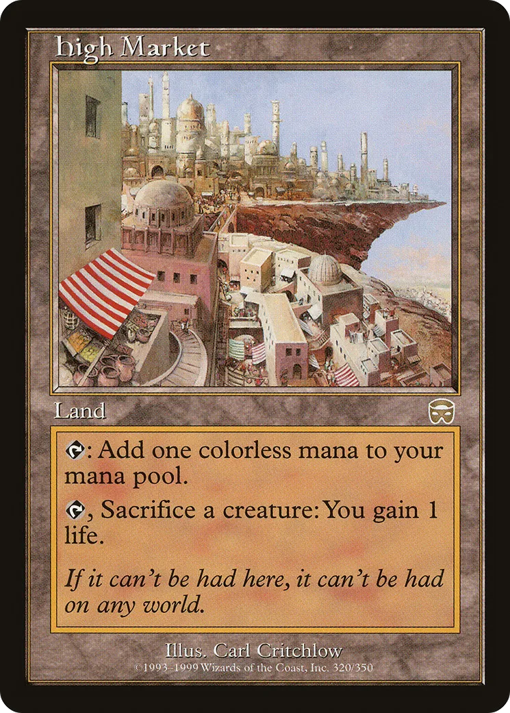 High Market — Mercadian Masques — Magic: The Gathering