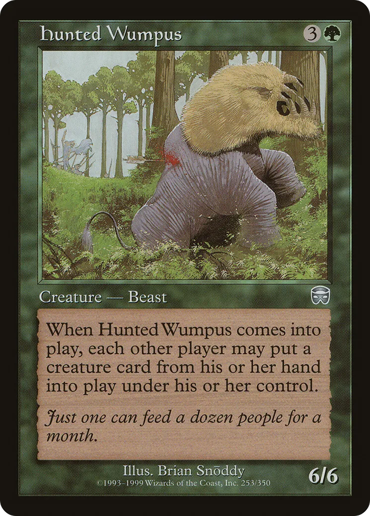 Wumpus au rabais — Mercadian Masques — Magic: The Gathering