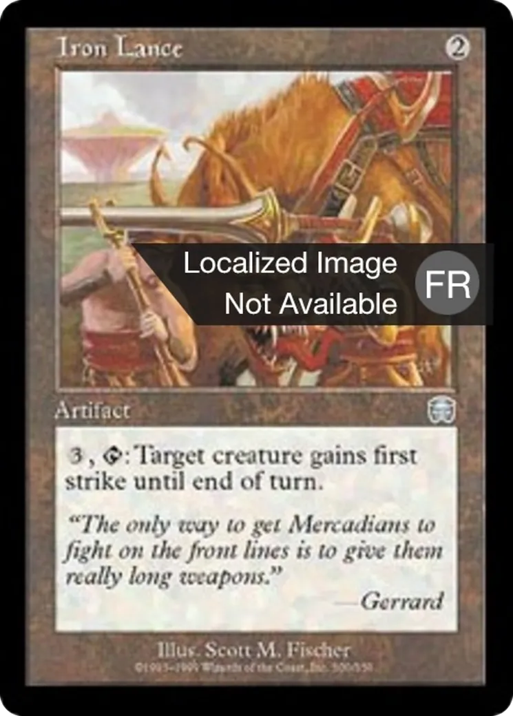 Lance de fer — Mercadian Masques — Magic: The Gathering