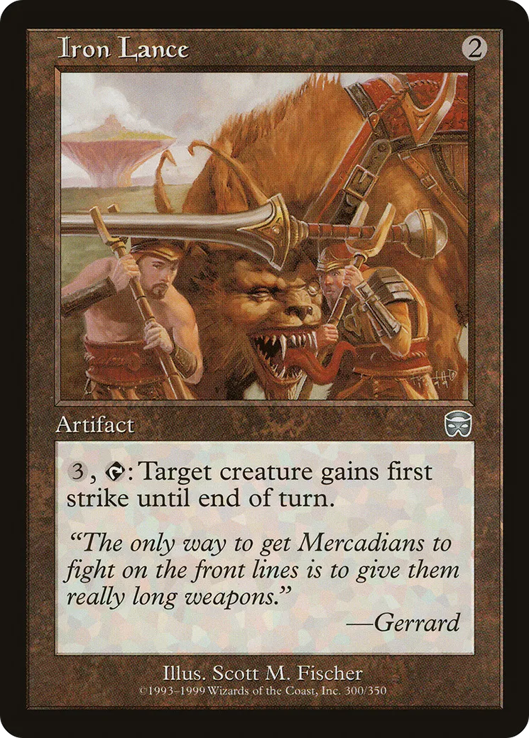 Iron Lance — Mercadian Masques — Magic: The Gathering