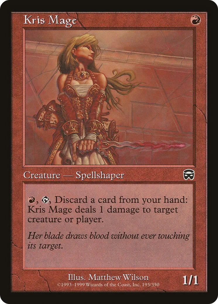 Mage au kriss — Mercadian Masques — Magic: The Gathering