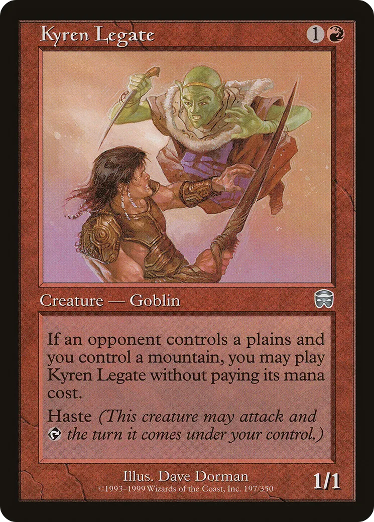 Kyren Legate — Mercadian Masques — Magic: The Gathering