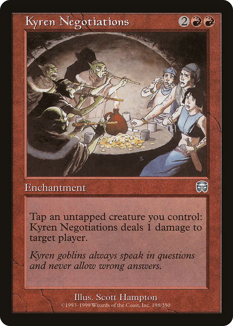 Négociations kyrènes — Mercadian Masques — Magic: The Gathering