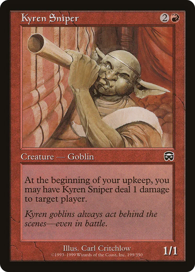 Kyren Sniper — Mercadian Masques — Magic: The Gathering