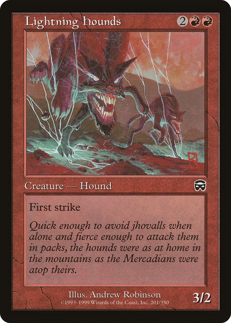Lightning Hounds — Mercadian Masques — Magic: The Gathering