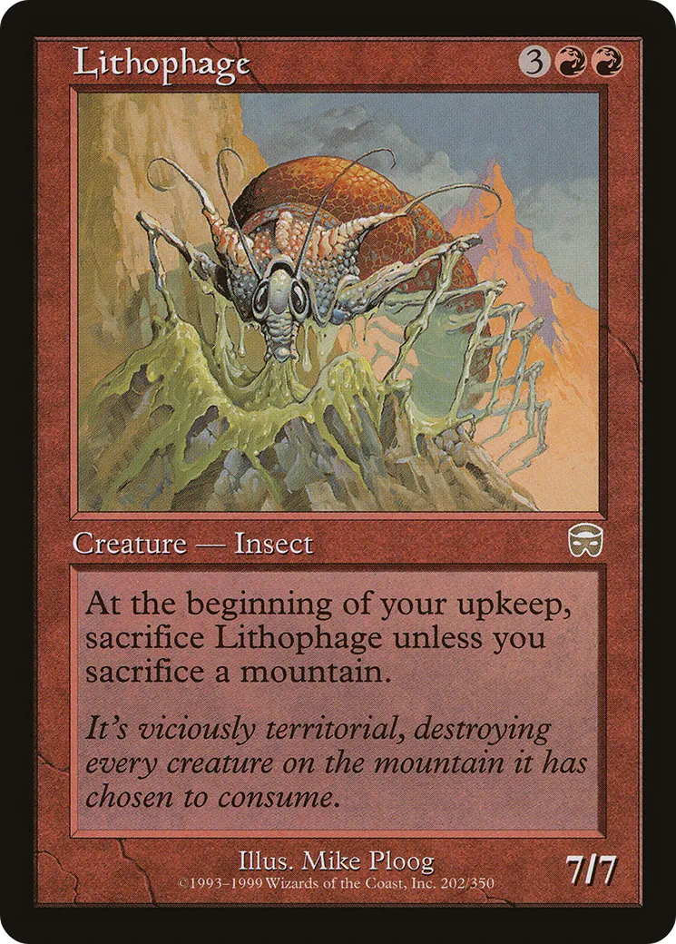 Lithophage — Mercadian Masques — Magic: The Gathering