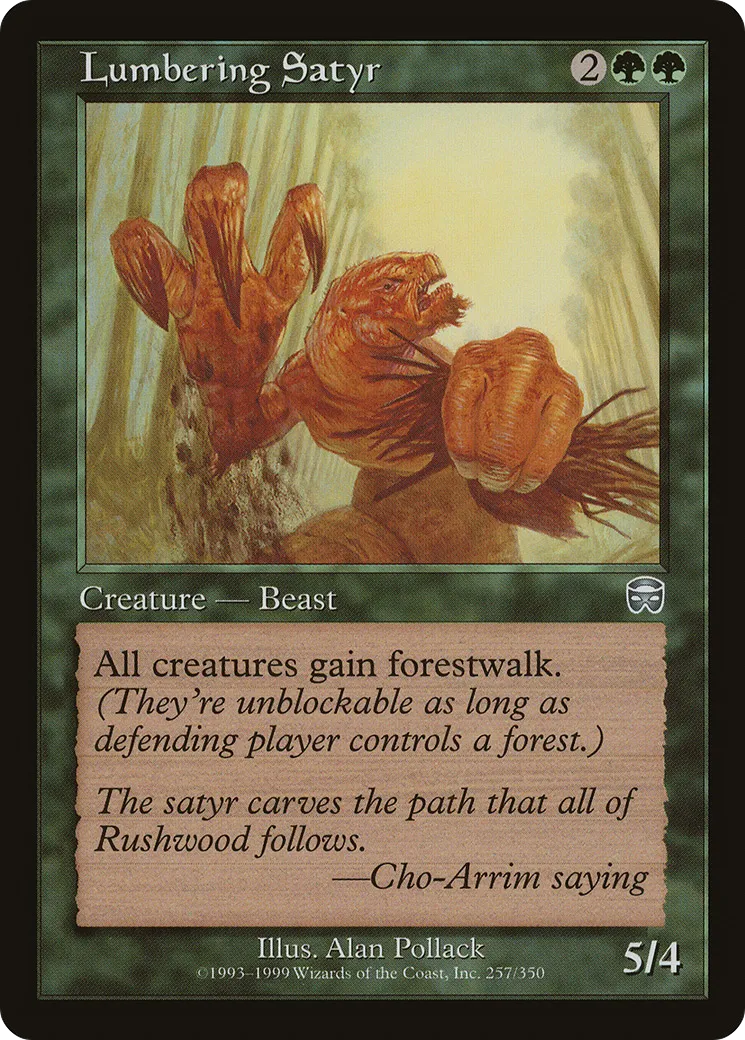 Satyre dévastateur — Mercadian Masques — Magic: The Gathering