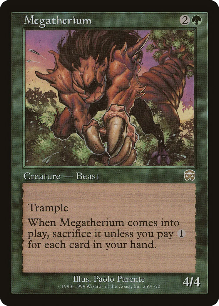 Megatherium — Mercadian Masques — Magic: The Gathering