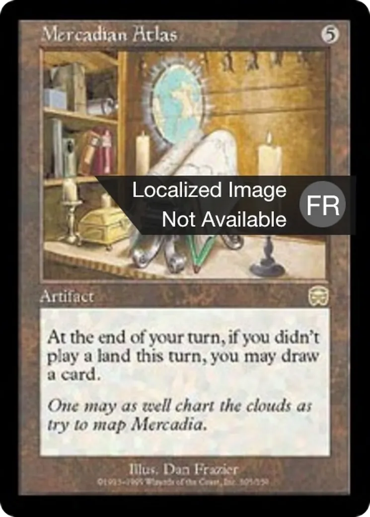 Atlas mercadien — Mercadian Masques — Magic: The Gathering