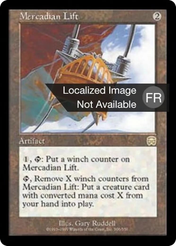 Elévateur mercadien — Mercadian Masques — Magic: The Gathering