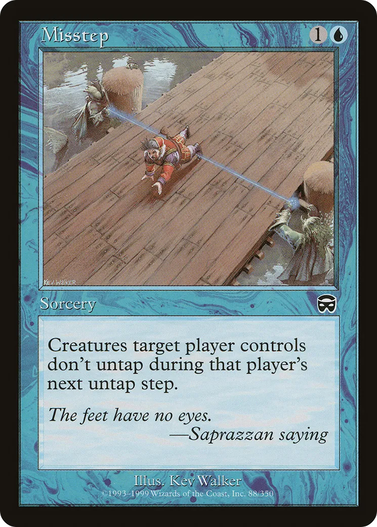 Misstep — Mercadian Masques — Magic: The Gathering