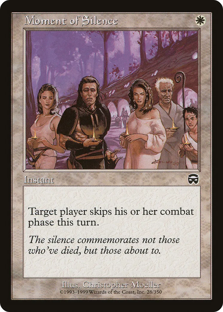 Moment de silence — Mercadian Masques — Magic: The Gathering